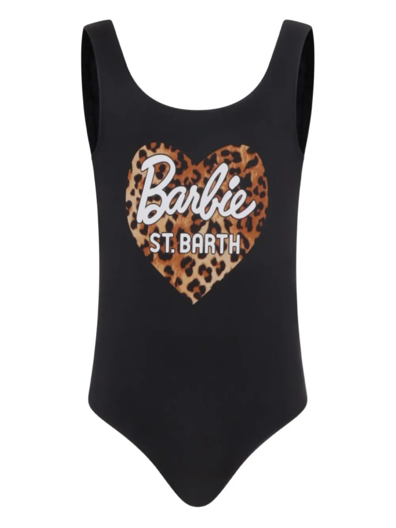 

Купальник с логотипом MC2 Saint Barth Kids, черный
