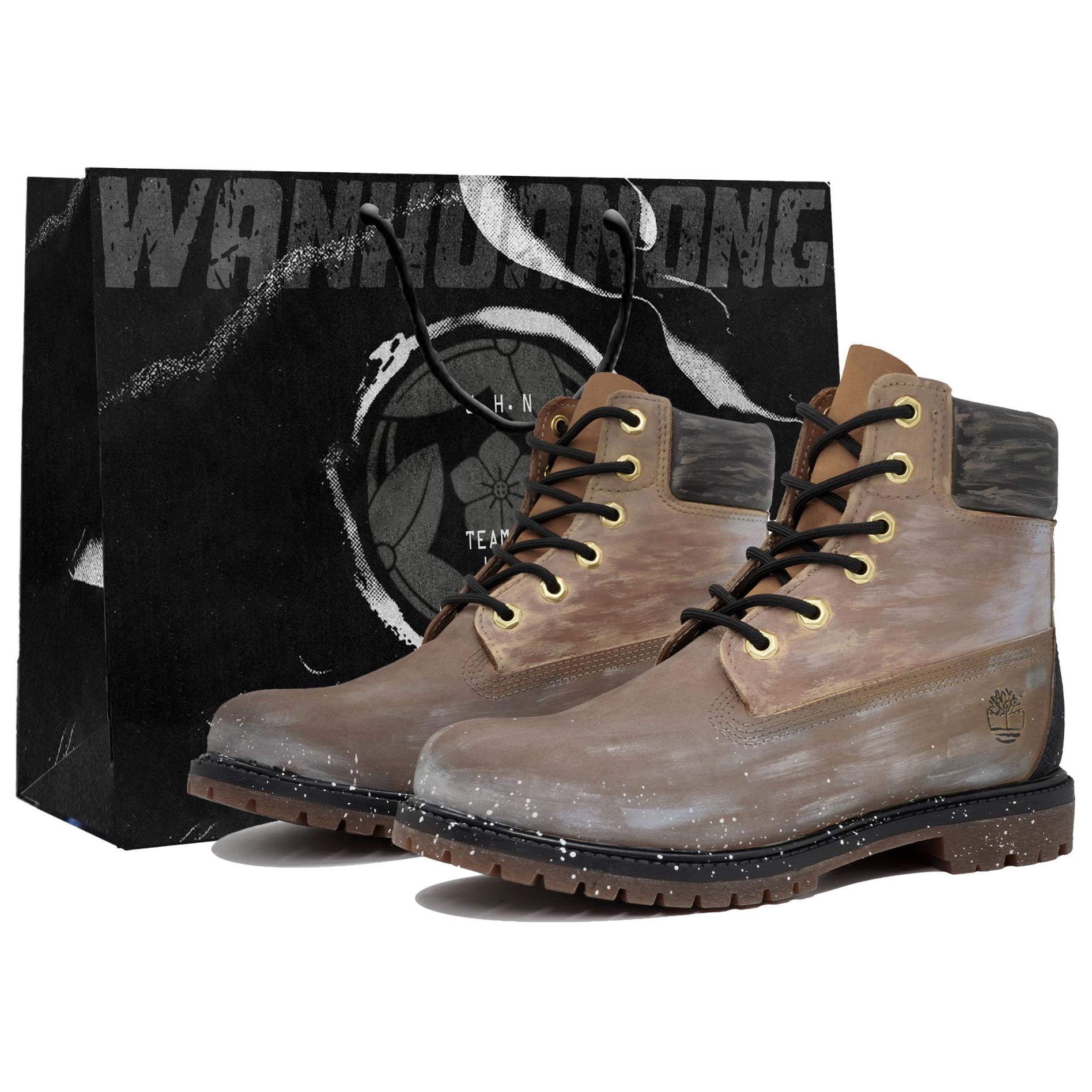 

Ботинки Timberland Martin, темно-коричневый/Морозный ветер