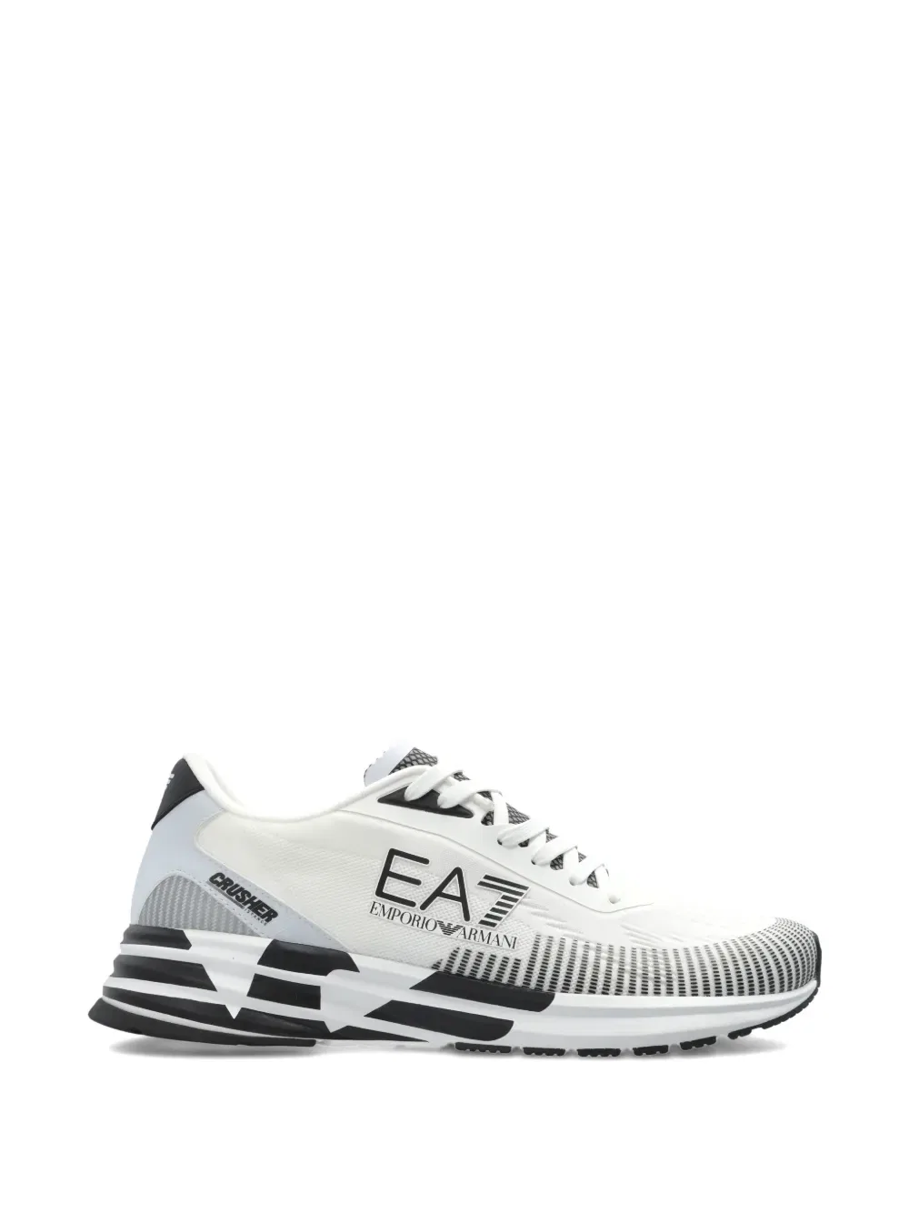 Кроссовки с логотипом Crusher Ea7 Emporio Armani, белый