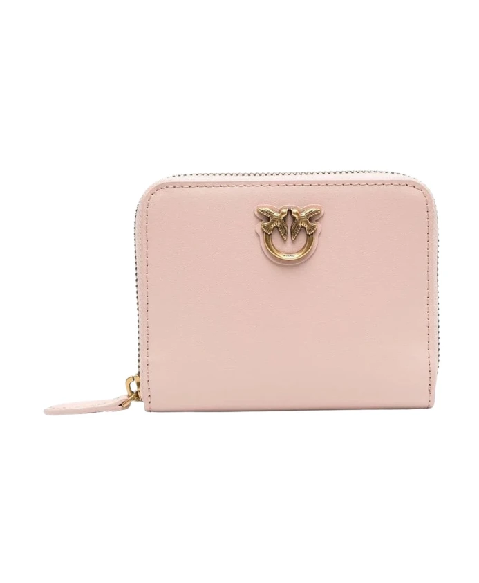

Кошелек Taylor с застежкой-молнией по периметру Pinko, розовый