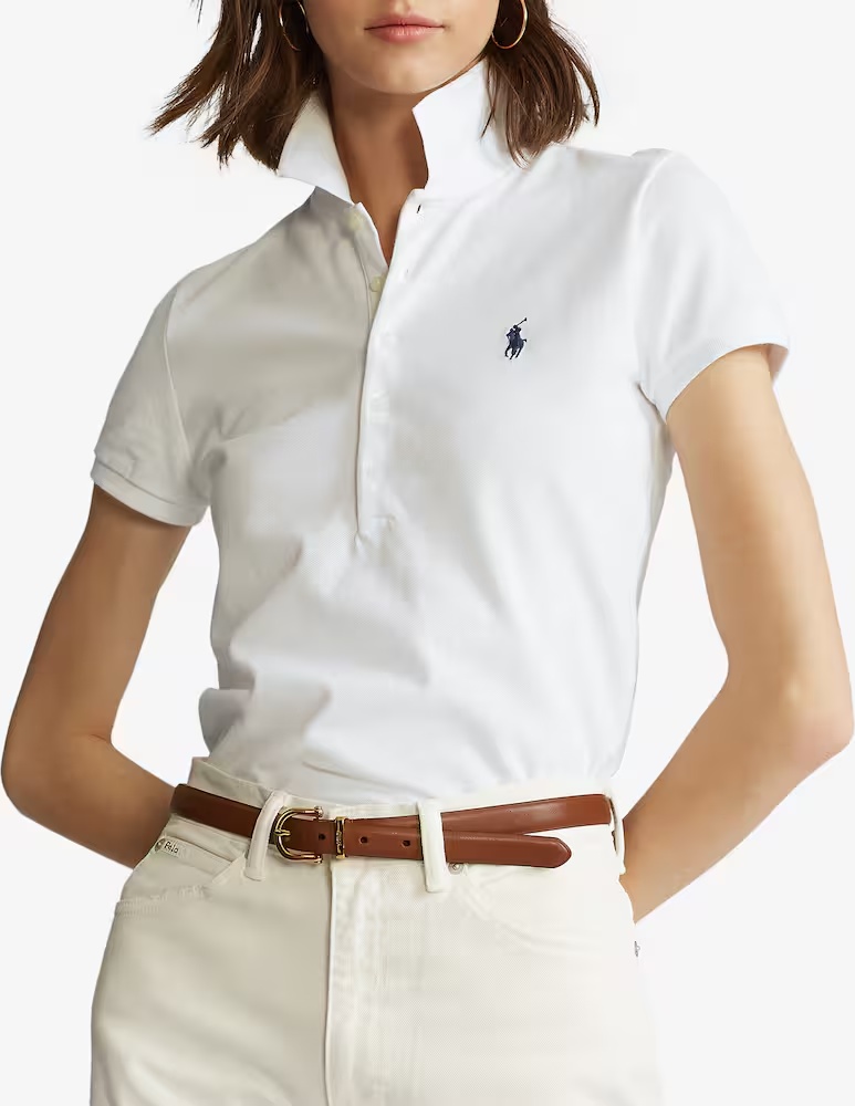 

Джули поло Polo Ralph Lauren, бело-темно-синий