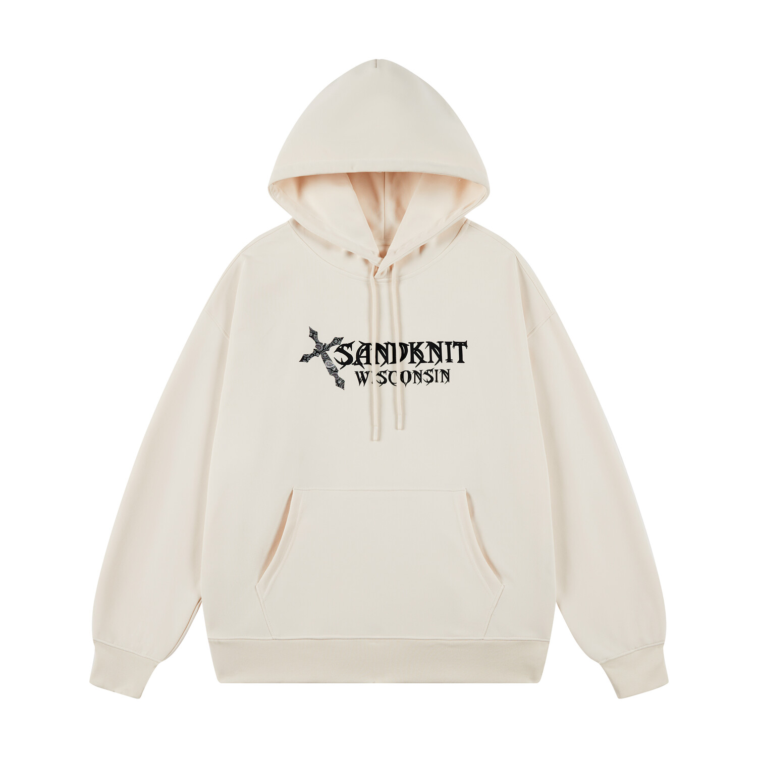 

Толстовка унисекс SandKnit, Белый, на флисовой подкладке