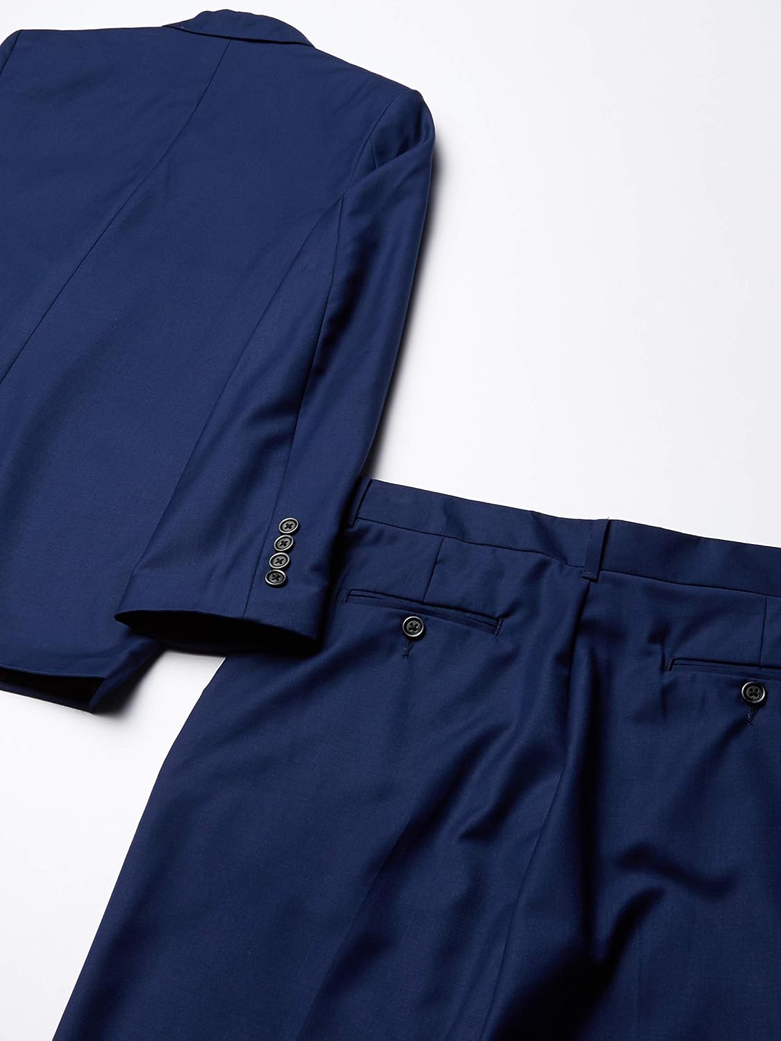 Комплект из двух предметов для делового костюма Calvin Klein для мальчиков: однобортный пиджак и прямые брюки, Infinity Blue — фото 3