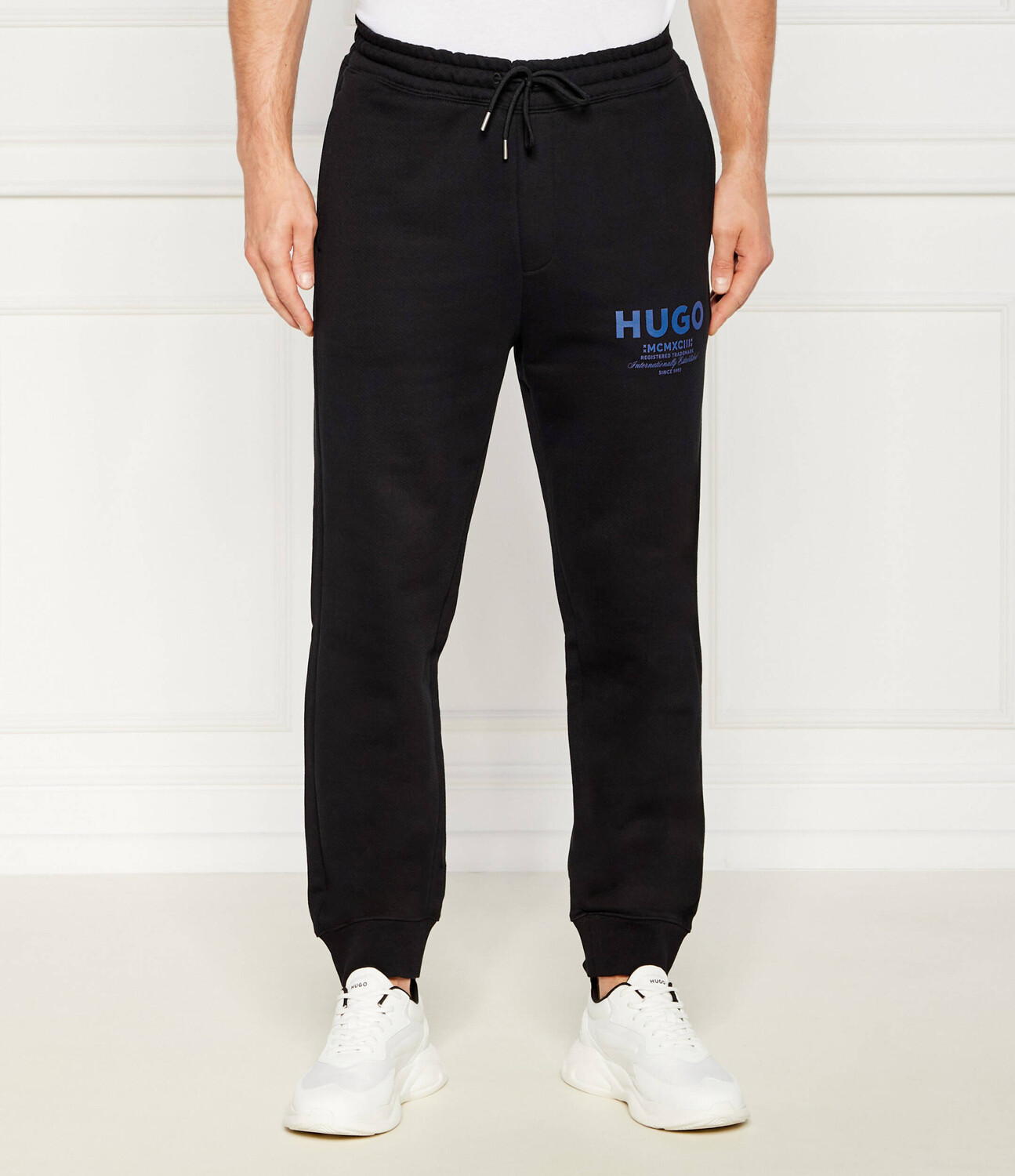 

Спортивные брюки Hugo Blue Nevez Regular Fit, черный