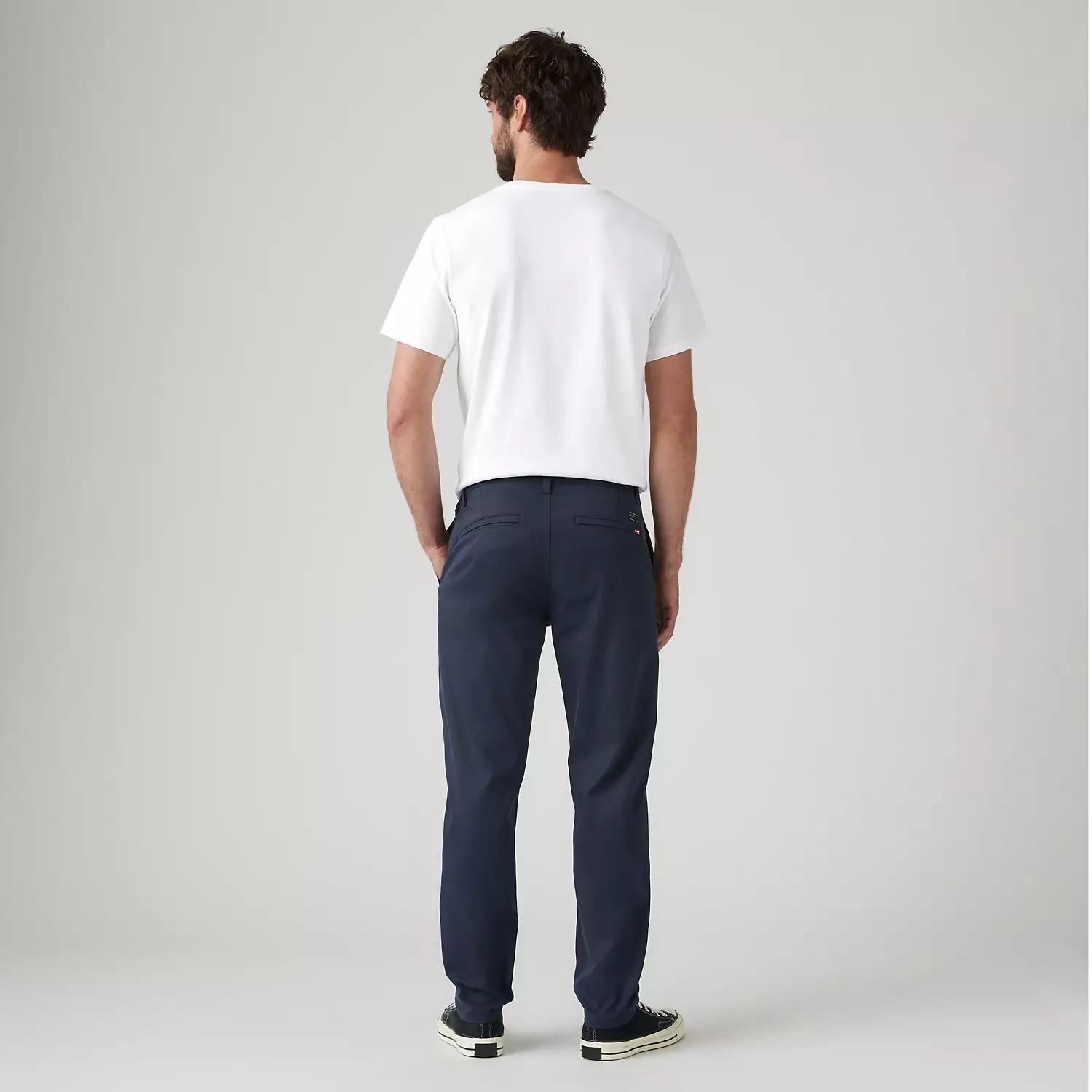 Мужские брюки Levi's XX Chino Standard Taper Tech+, цвет Blue Nights - Blue — фото 3