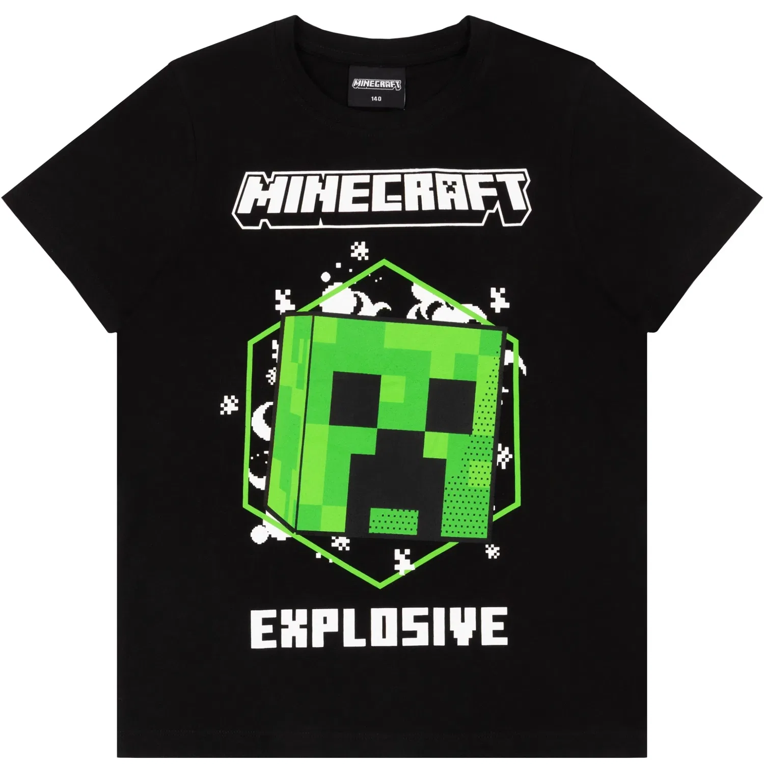 Футболка с крипером Minecraft, синий