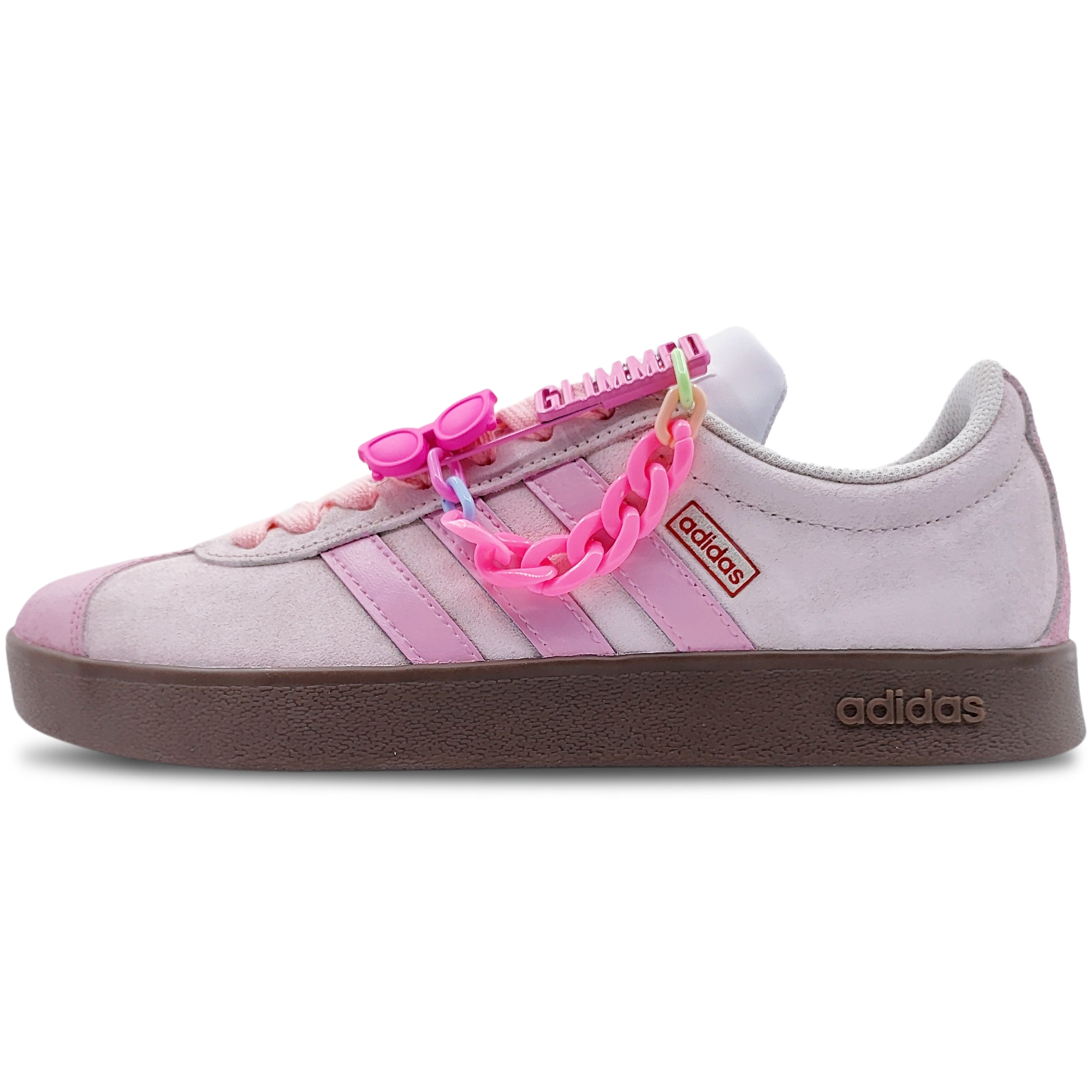 

Кроссовки adidas neo Vl Court Skateboarding Shoes Unisex Low-top Pink, розовый