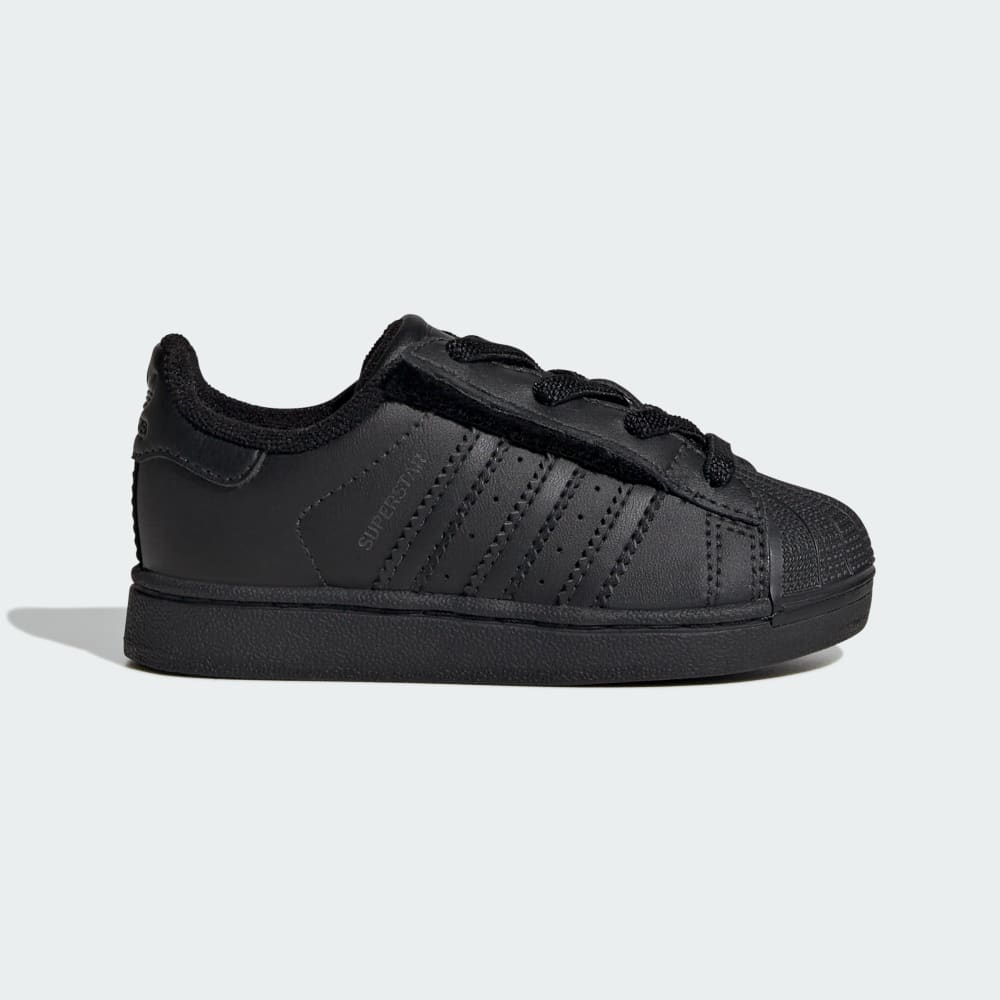 

Кроссовки Adidas Superstar II Elastic Lace Shoes Kids, цвет Core Black/Core Black/Core Black