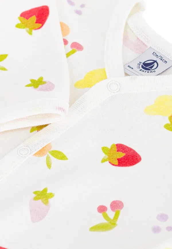 Комбинезон без ножек Petit Bateau, marshmallow multico — фото 3