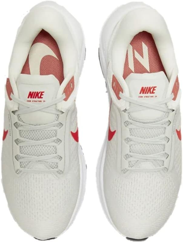 Мужские кроссовки NIKE Air Zoom Structure 24, Photon Dust Lt Crimson Platinum Tint — фото 3