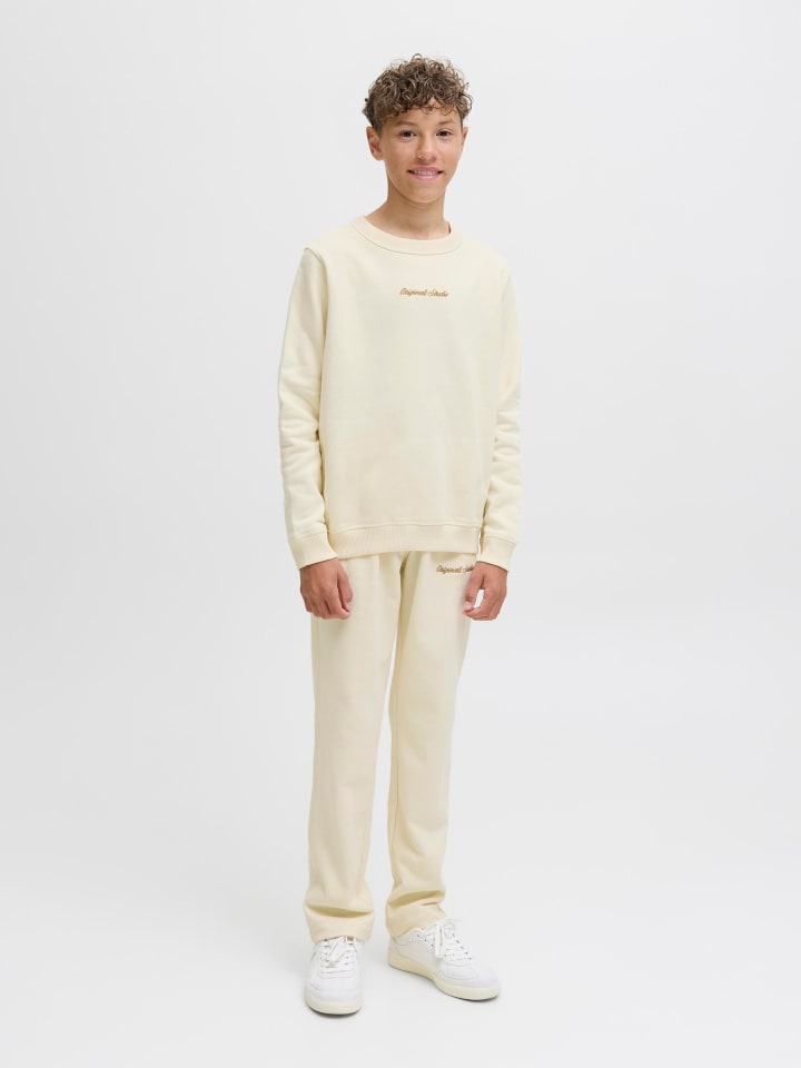 JACK & JONES Junior Толстовка цвета "античный белый" — фото 4