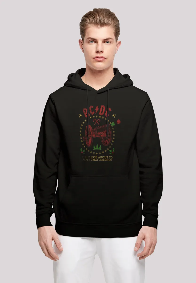 

Толстовка F4NT4STIC "ACDC Christmas For That", принт, черный