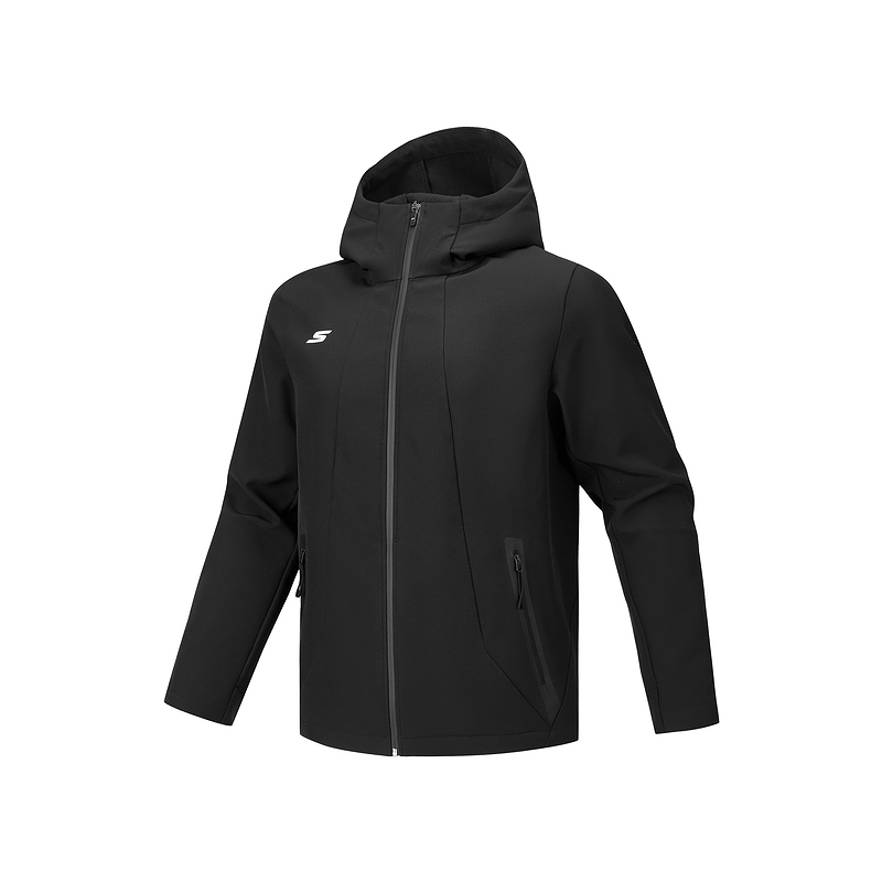 

Удобная спортивная куртка из коллекции для мужчин Skechers, carbon черный 0018