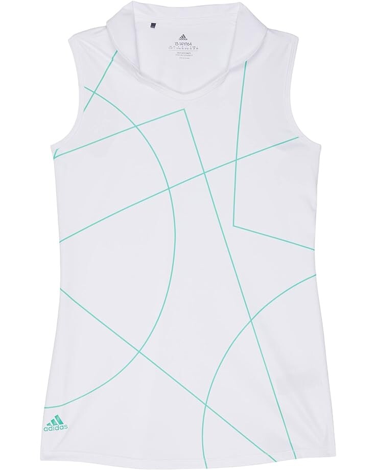 

Поло Adidas Sleeveless Polo Shirt, цвет Semi Mint Rush