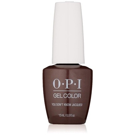 

Opi Gelcolor Стойкий коричневый лак для ногтей, 0,5 жидких унции, вы не знаете, Жак, Opi Products Incorporated