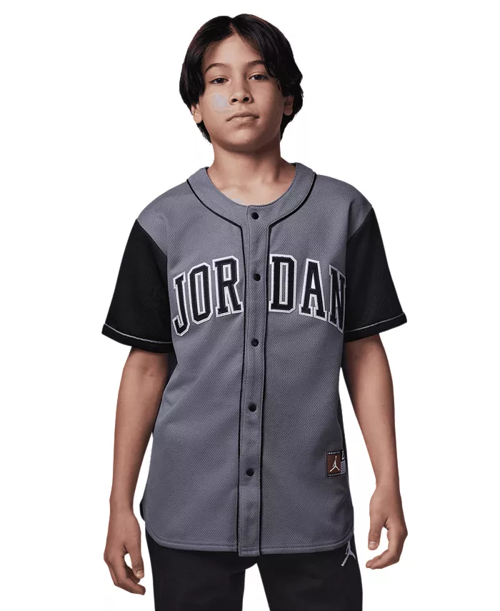 

Футболка-джерси Big Boys Baseball Jordan, серый