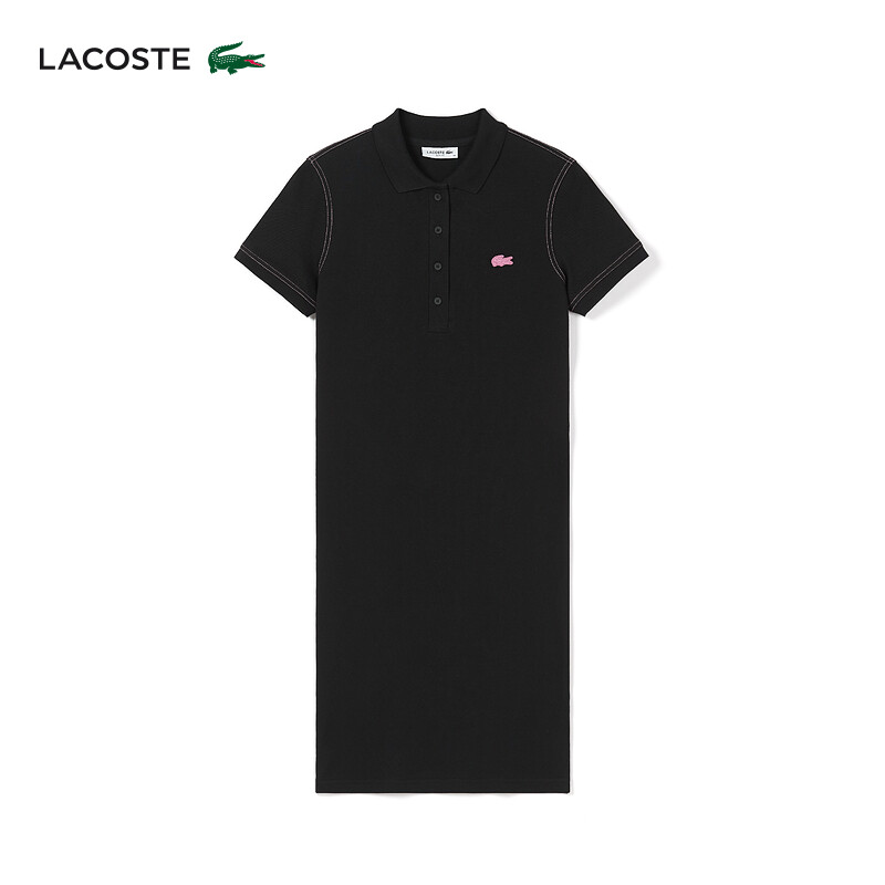 

Платье короткое Lacoste облегающее, черный