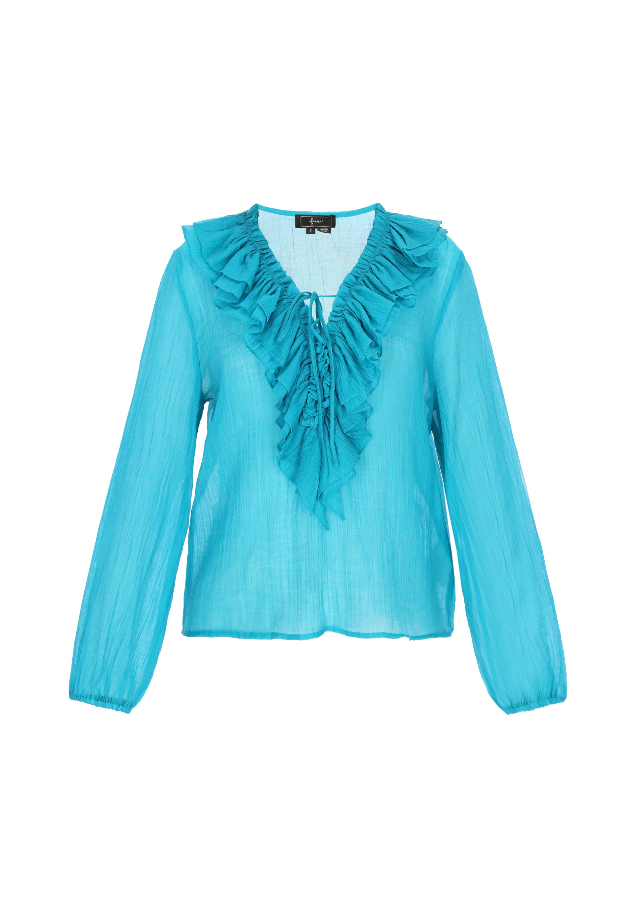 

Faina Блузка в цвете аква