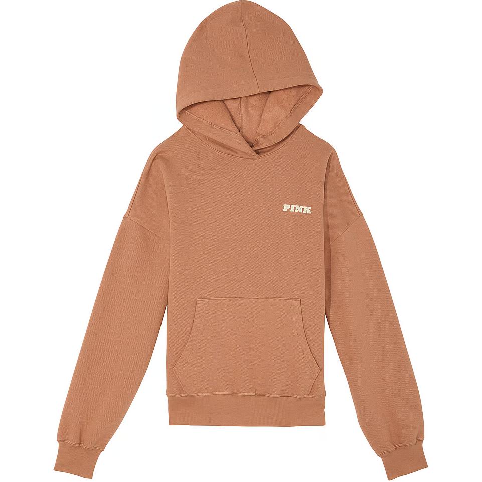 Розовый свитшот Ivy Fleece Campus/Toffee Victoria's Secret, коричневый/коричневый — фото 3