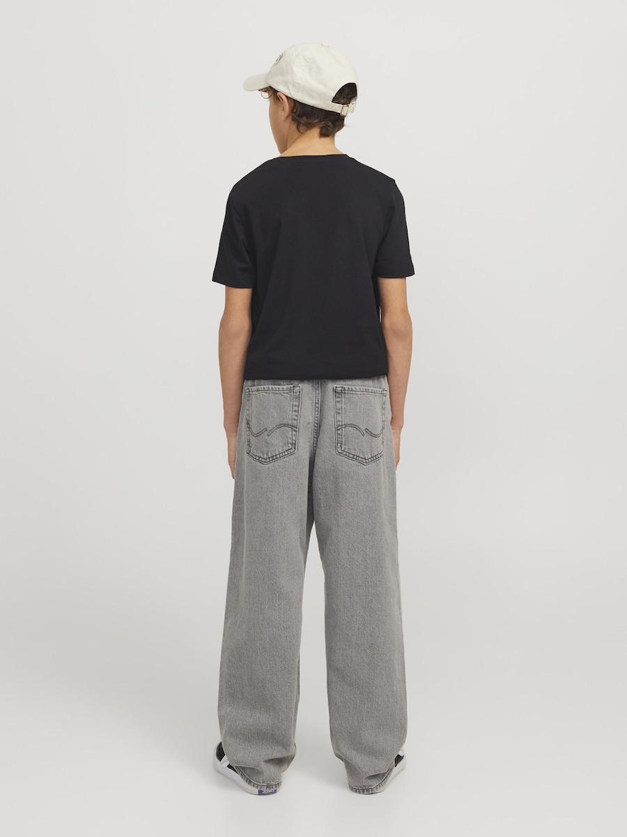 Джинсы с широкими штанинами Jack & Jones Junior JJIAlex JJOraginal, Grey Denim — фото 4