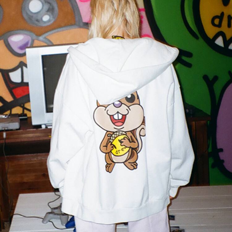 

Толстовка Smiley Collection унисекс белая Drew House, белый