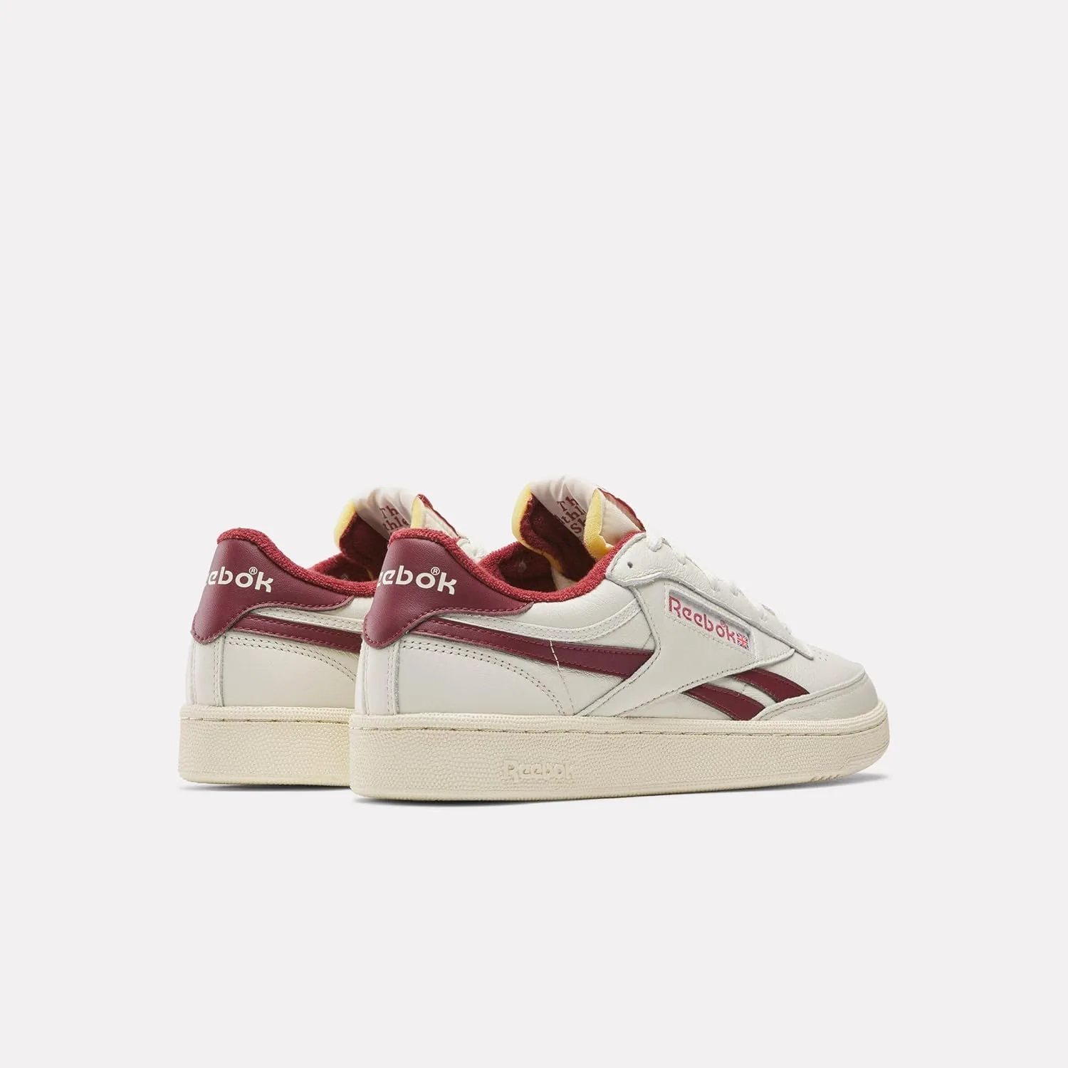 Кроссовки Reebok Unisex Club C Revenge Vintage, белый/бордовый — фото 4