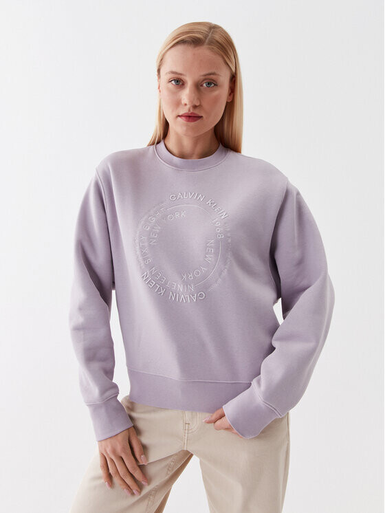 

Толстовка свободного кроя Calvin Klein, фиолетовый