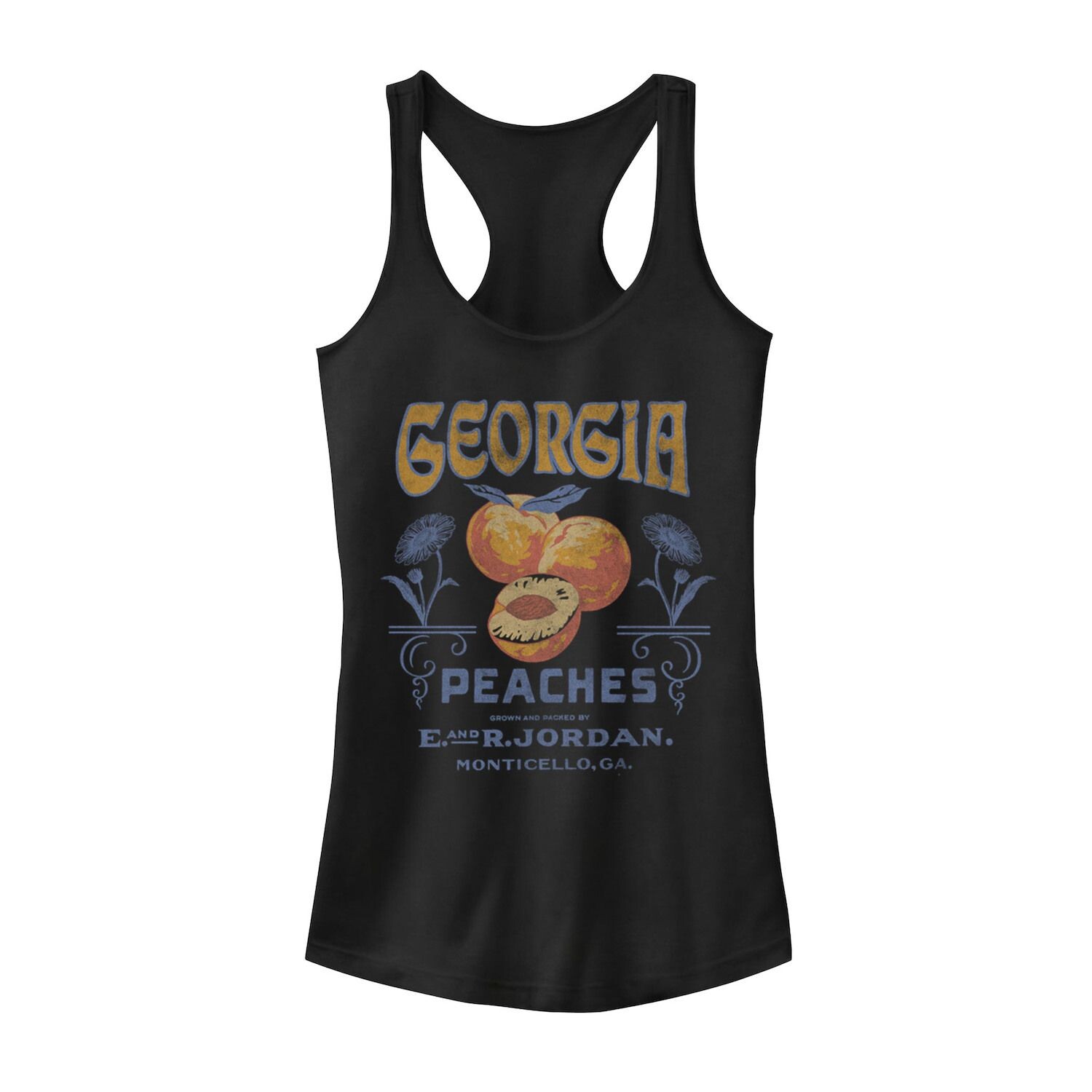 

Модная майка с винтажным плакатом Georgia Peaches для юниоров Licensed Character