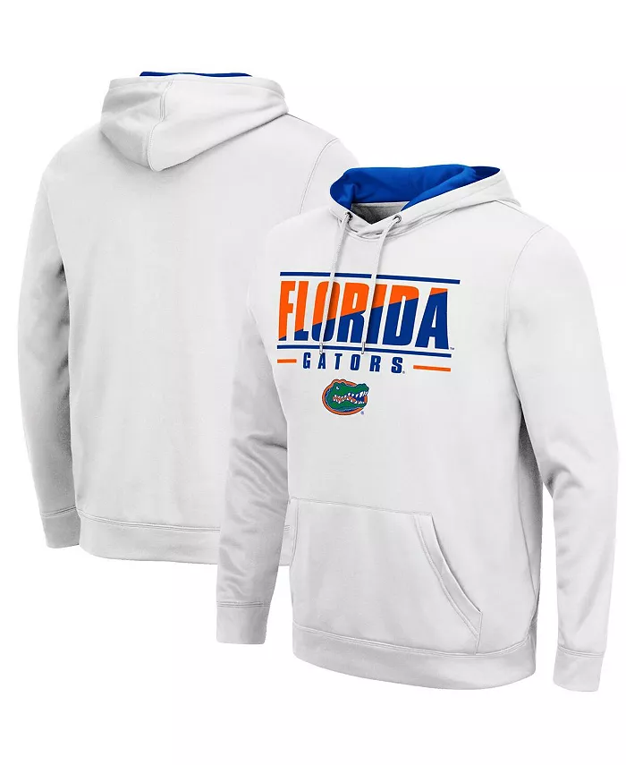 

Мужская толстовка с капюшоном Florida Gators Slash Stack 2.0 Colosseum, белый