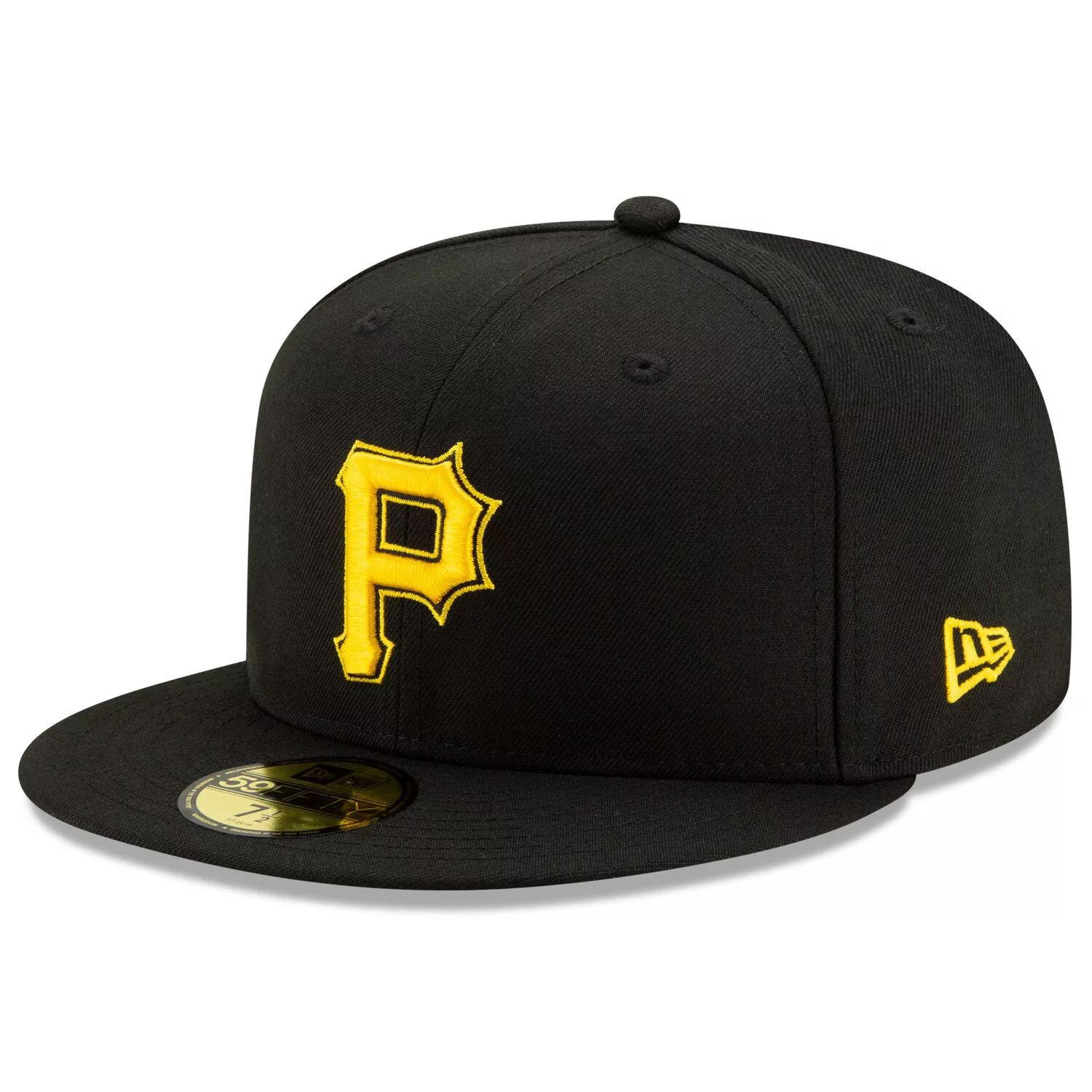 

Мужская облегающая шляпа New Era Black Pittsburgh Pirates Alternate 2 Authentic Collection On-Field 59FIFTY