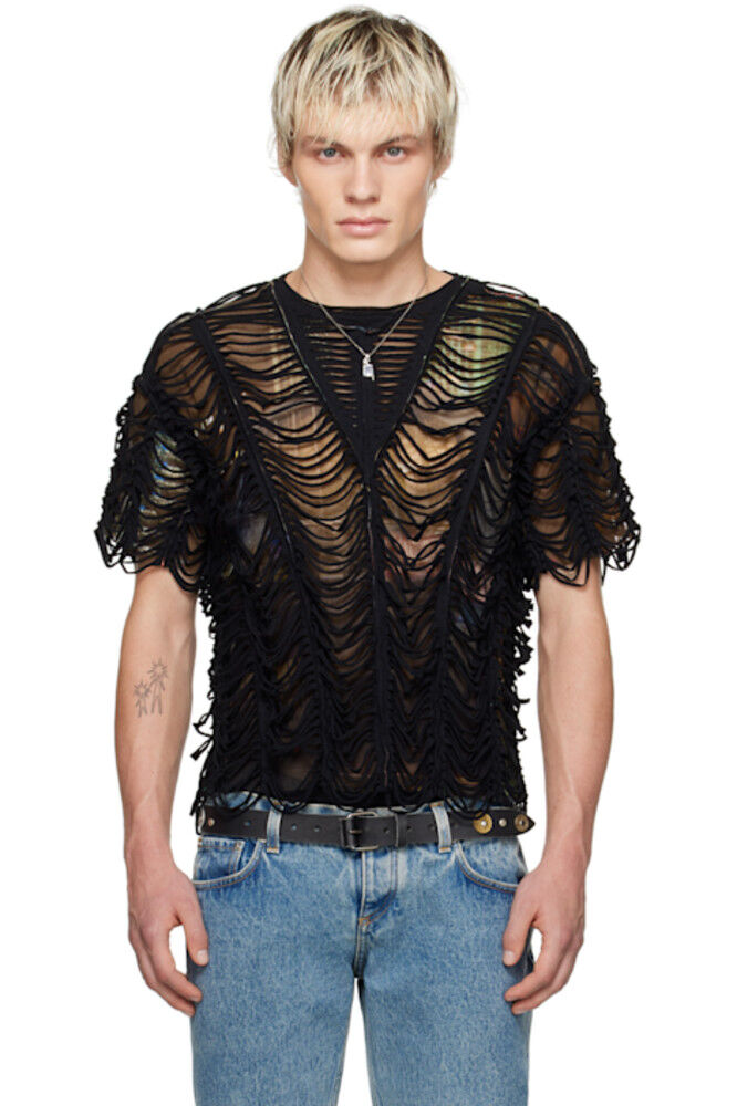 

Коричневая футболка Shayne Oliver Edition Jean Paul Gaultier