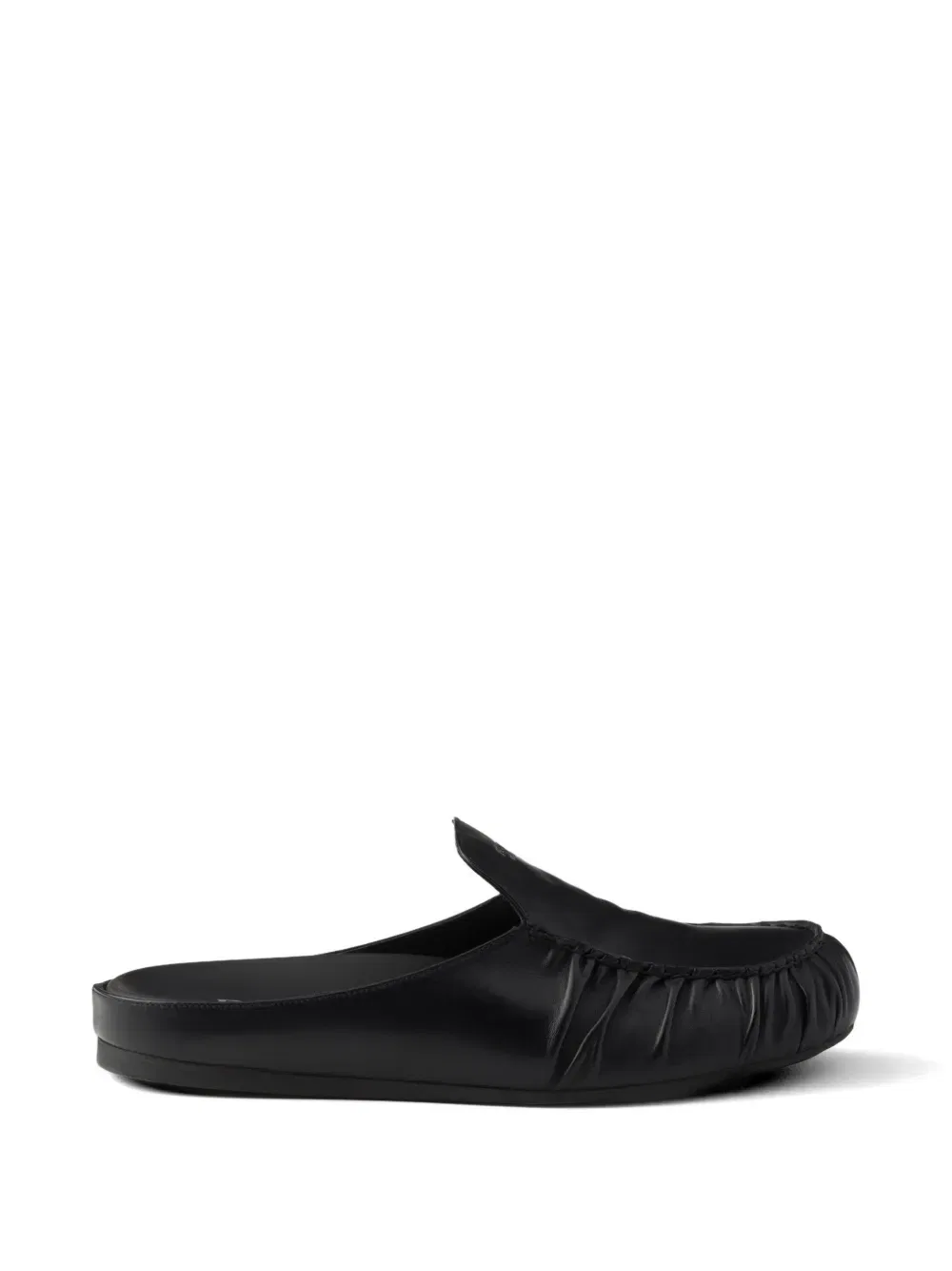 Кожаные мюли Prada, черный