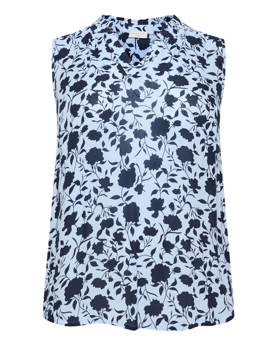 

Блузка KAFFE CURVE Isma, цвет Navy/Sky blue