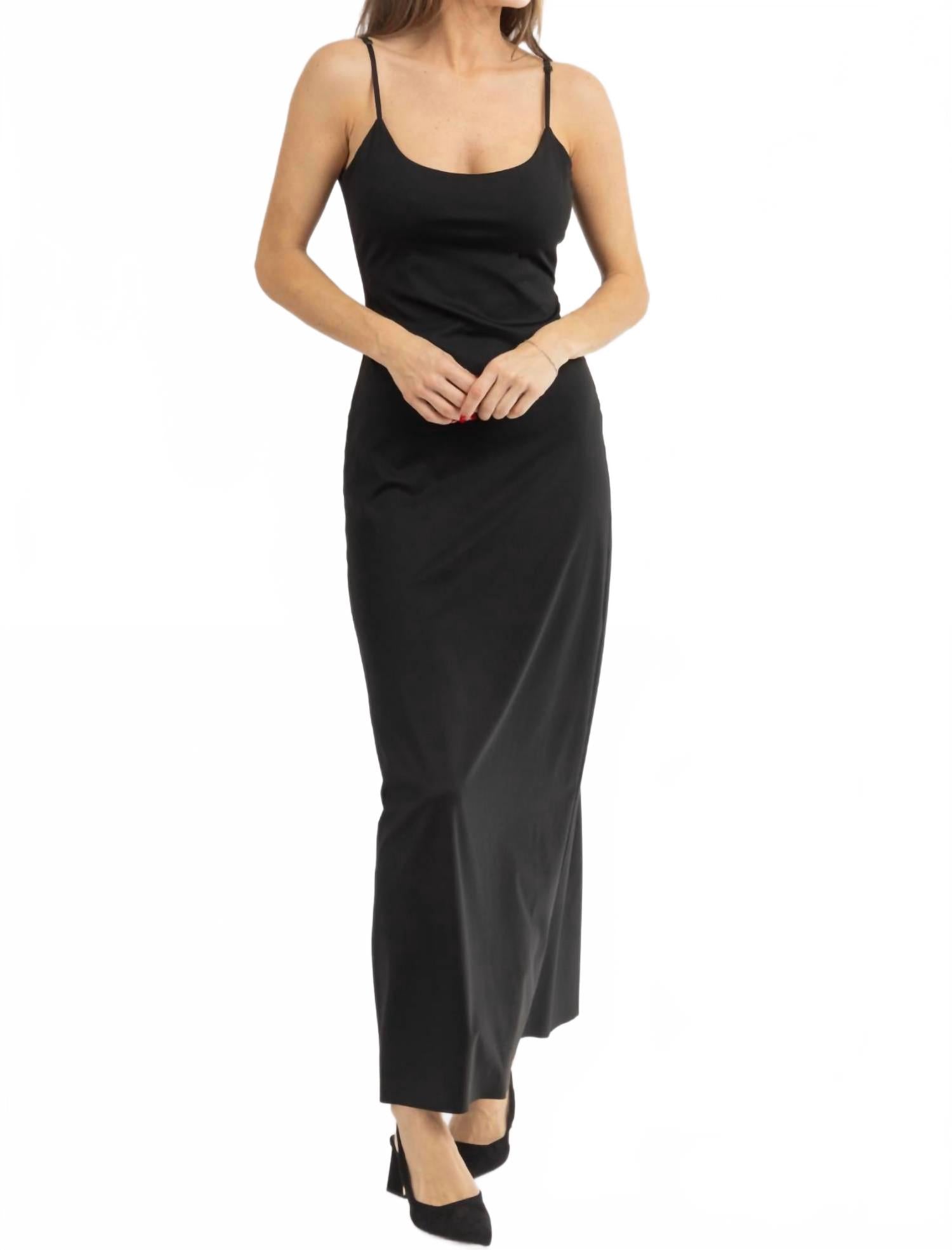 

Триш Макси-платье в черном цвете All : row