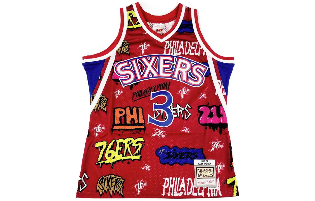 

Mitchell Ness Баскетбольная майка Mitchell & Ness унисекс красная