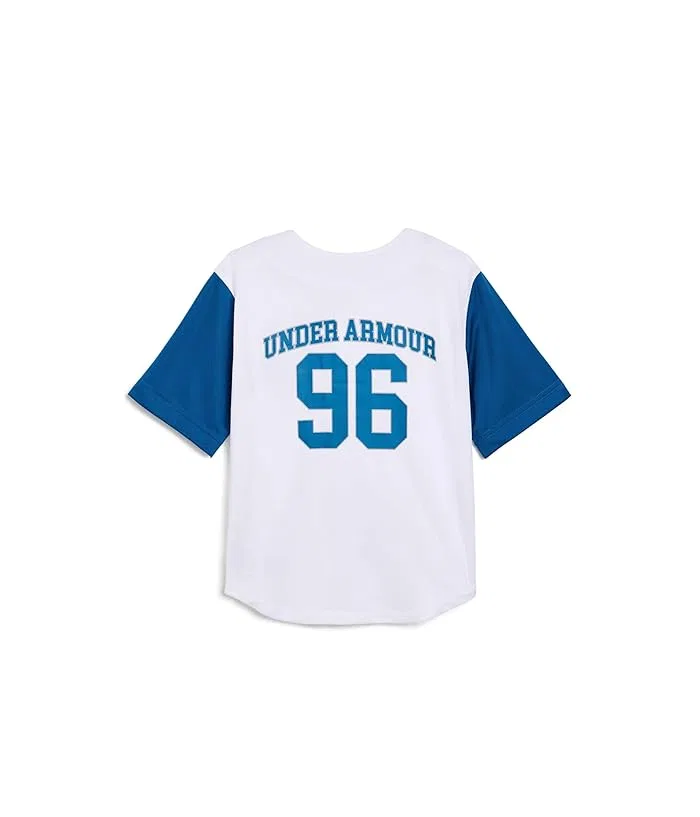Бейсбольный костюм с шортами и топом Baseball Jersey Set Under Armour Kids, Purple Crest — фото 2