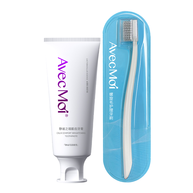 

AVEC MOI Зубная паста tranquil realm beautiful teeth probiotics для удаления табачного налета и отбеливания 100g