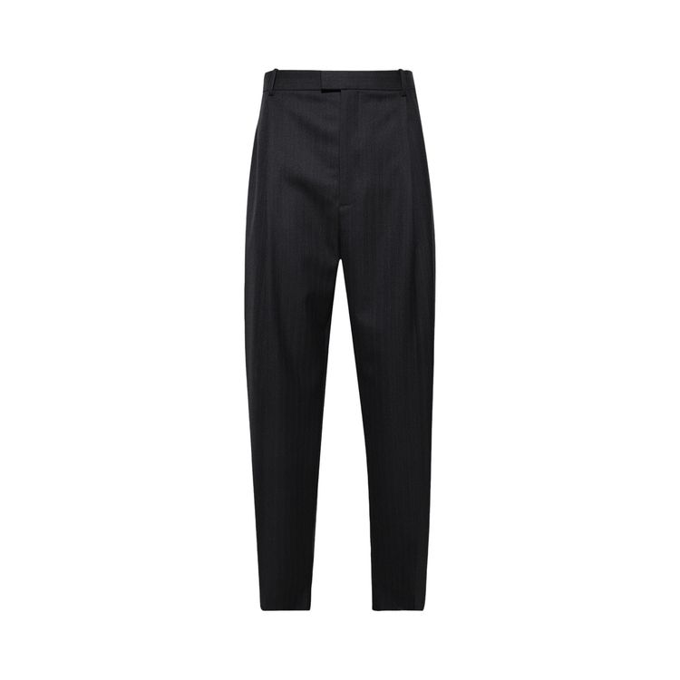 

Брюки Bottega Veneta Striped Wool Trousers 'Black/Dark Blue', черный