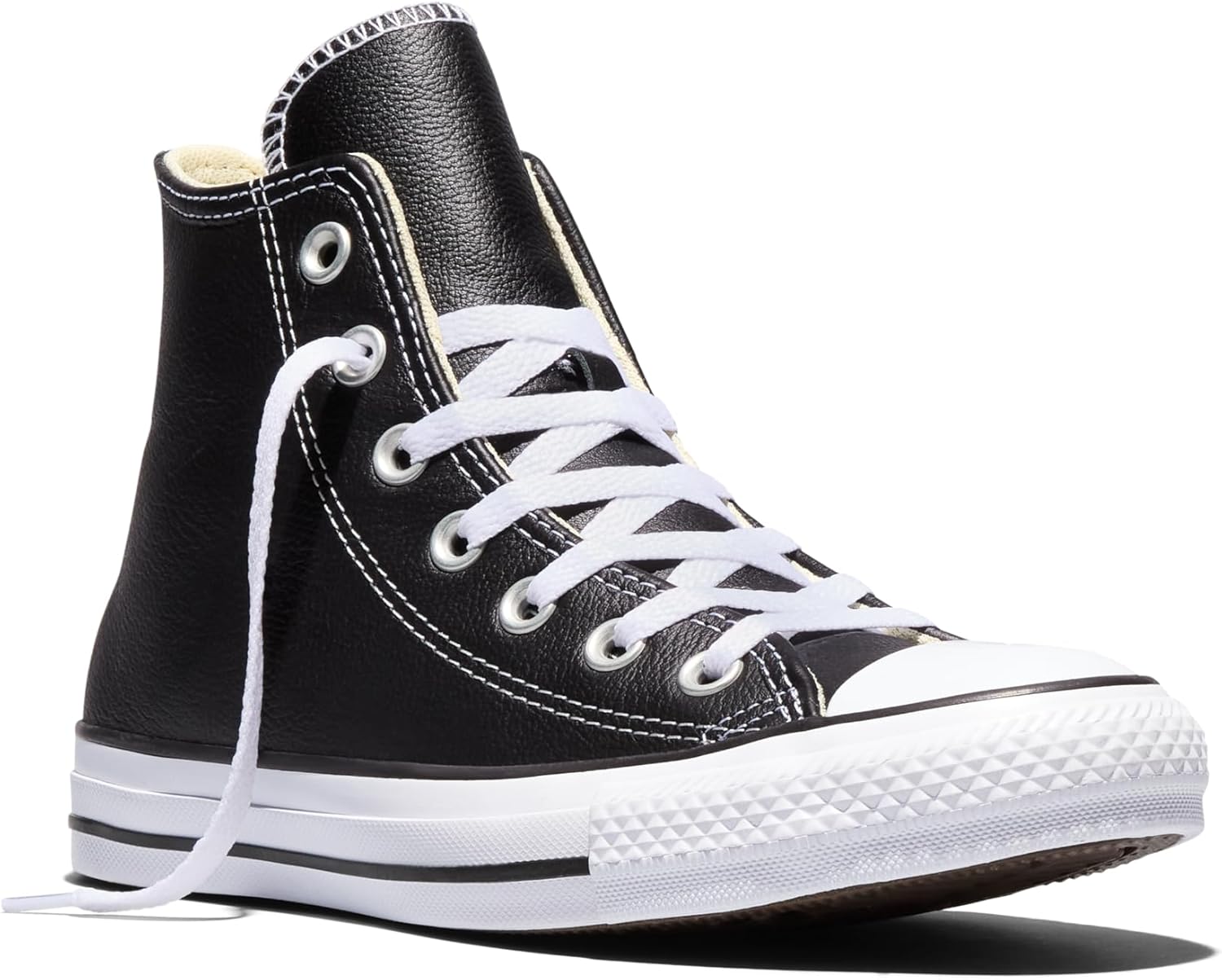 Кроссовки Converse Unisex Adult Chuck Taylor All Star с высоким кожаным верхом, черный — фото 3