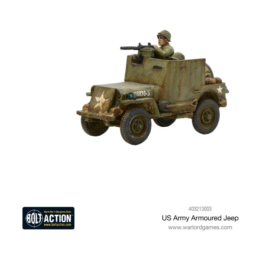 

Бронированный джип армии США, Bolt Action - US Army (28mm)