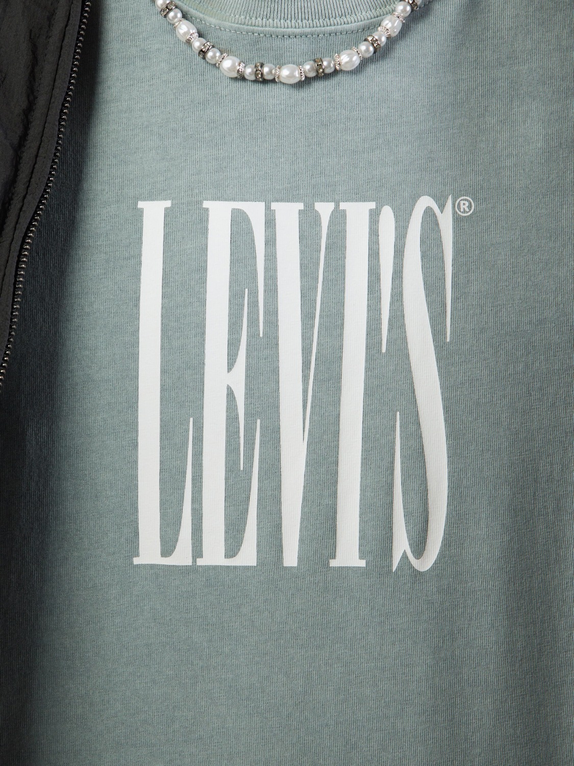 LEVI'S  Футболка 'Graphic Vintage Fit Tee' в светло-сером цвете — фото 2