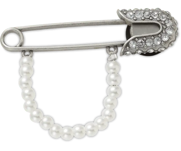

Джиббитсы Pearl Chain Safety Pin Crocs