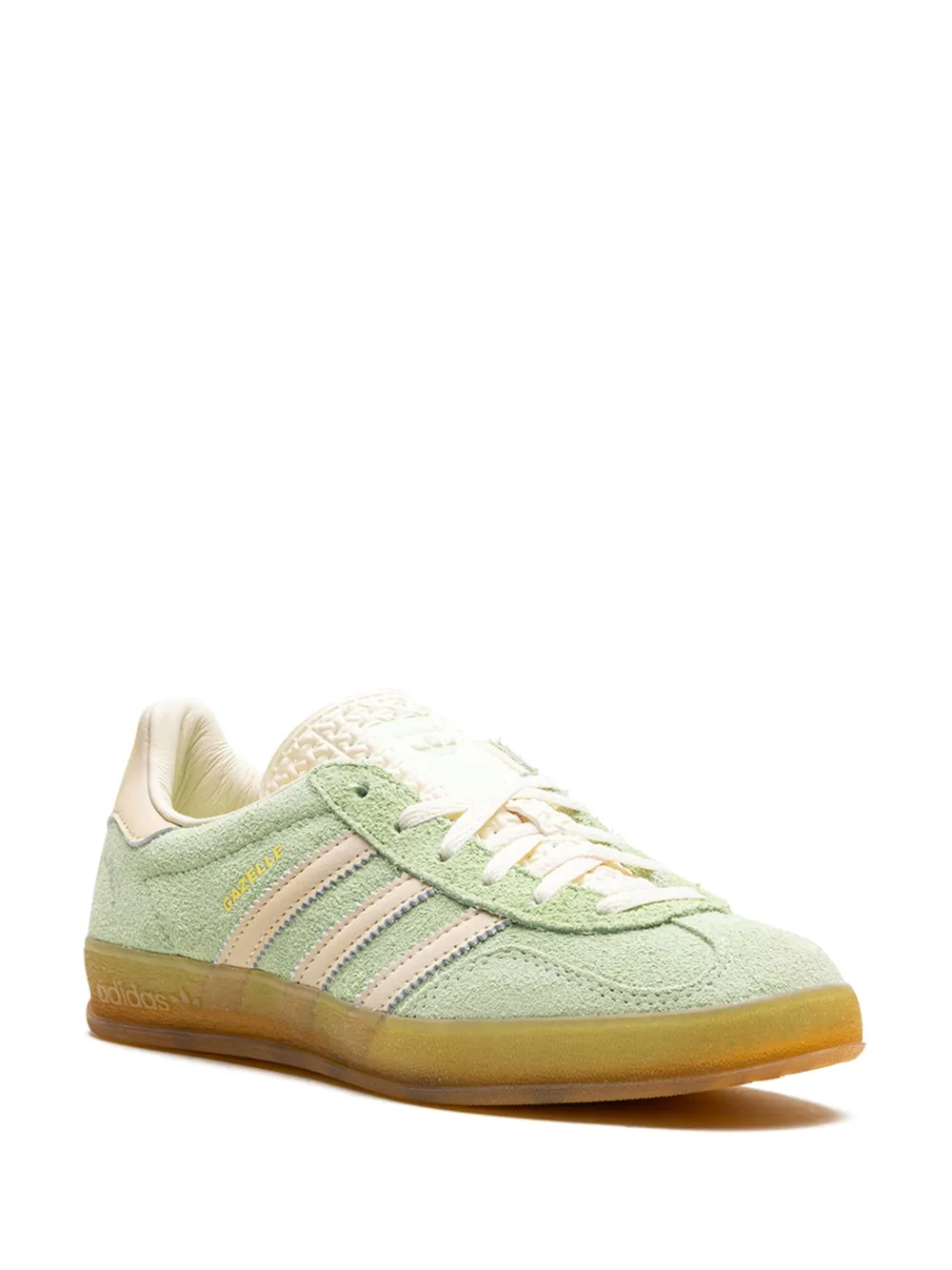 Кроссовки Gazelle Indoor Semi Green Spark Adidas, зеленый — фото 2