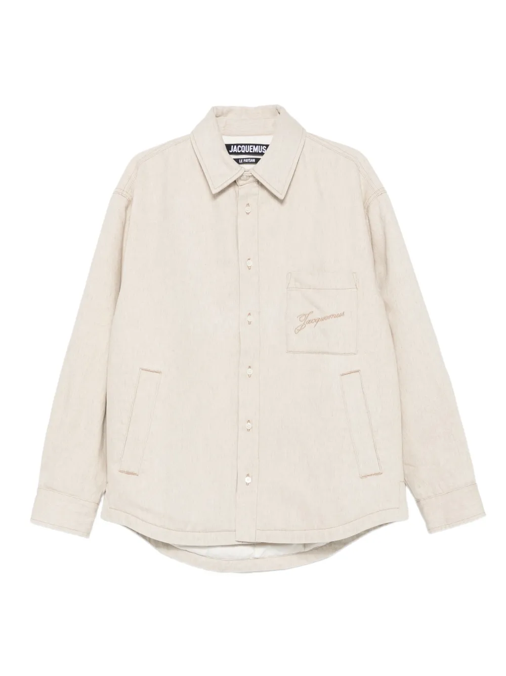 

Вышитая рубашка Boulanger Jacquemus, нейтральный