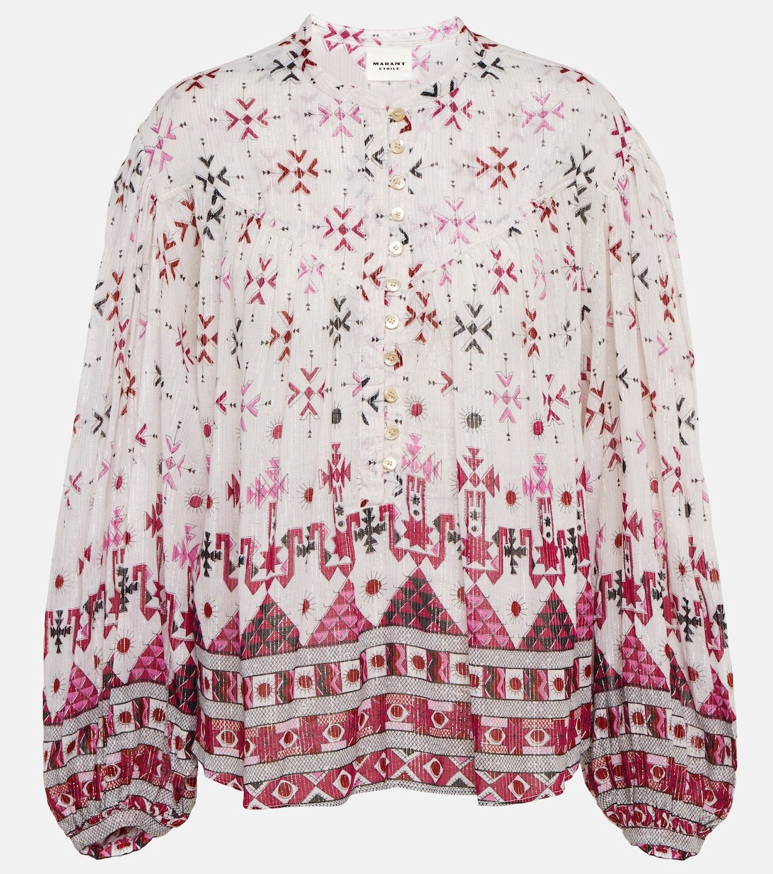 

Блузка Salika из хлопка с принтом MARANT ETOILE, белый