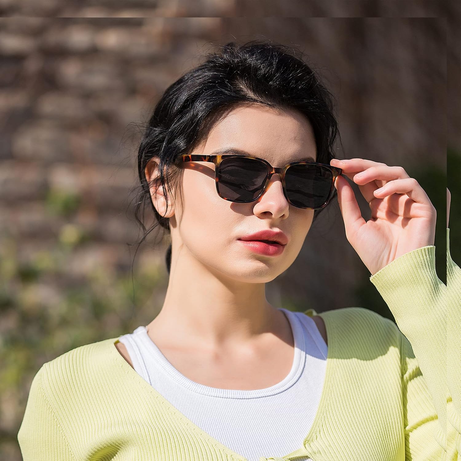 

Винтажные квадратные солнцезащитные очки для чтения для мужчин и женщин, защитные очки, комплект из 3 штук (шампань + сине-серый + черепаховый, увеличение 1,00) LAMBBAA, Blocks_champagne+slateblue+tortoise