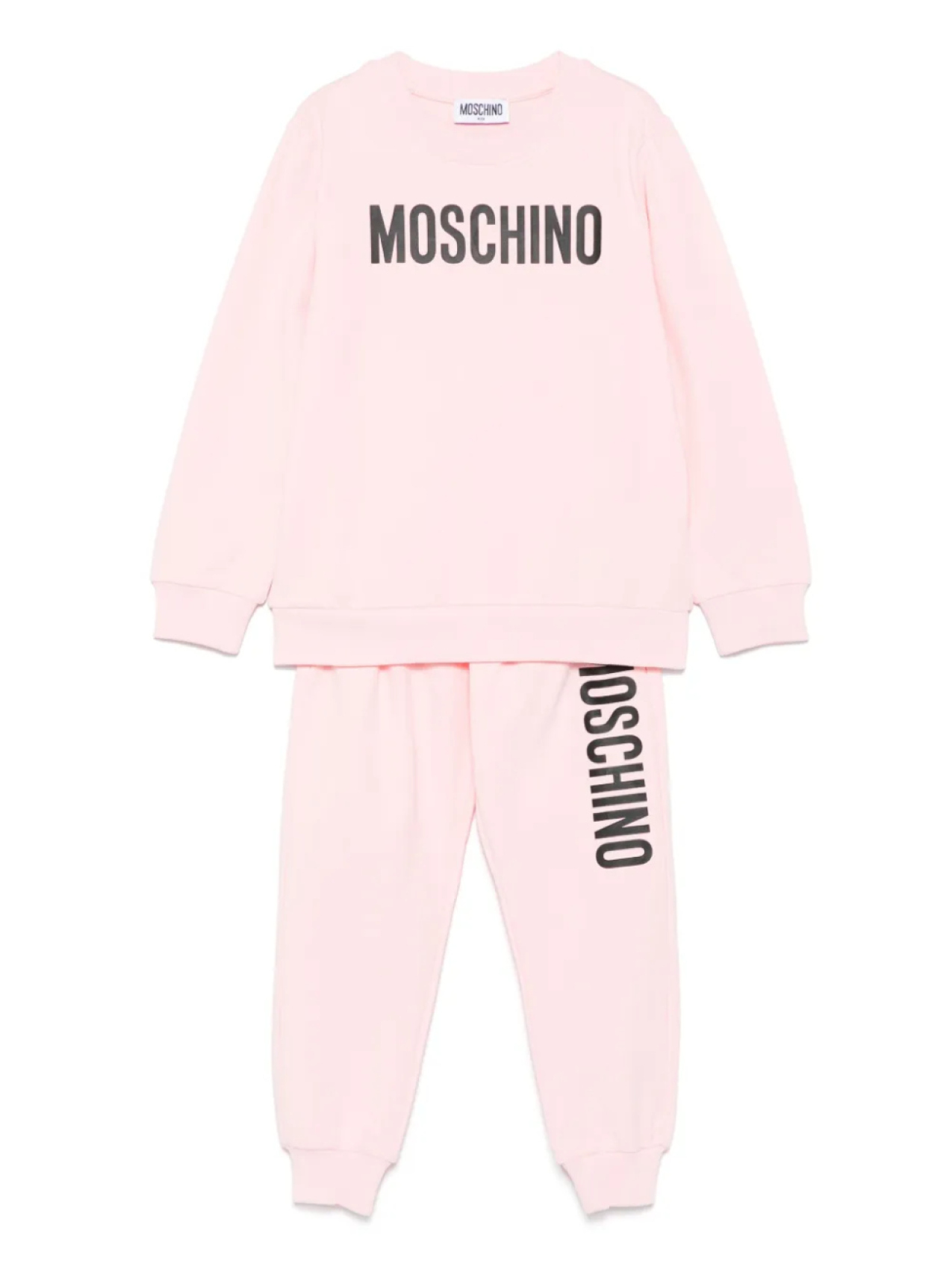 

Спортивный костюм с логотипом Moschino Kids, розовый