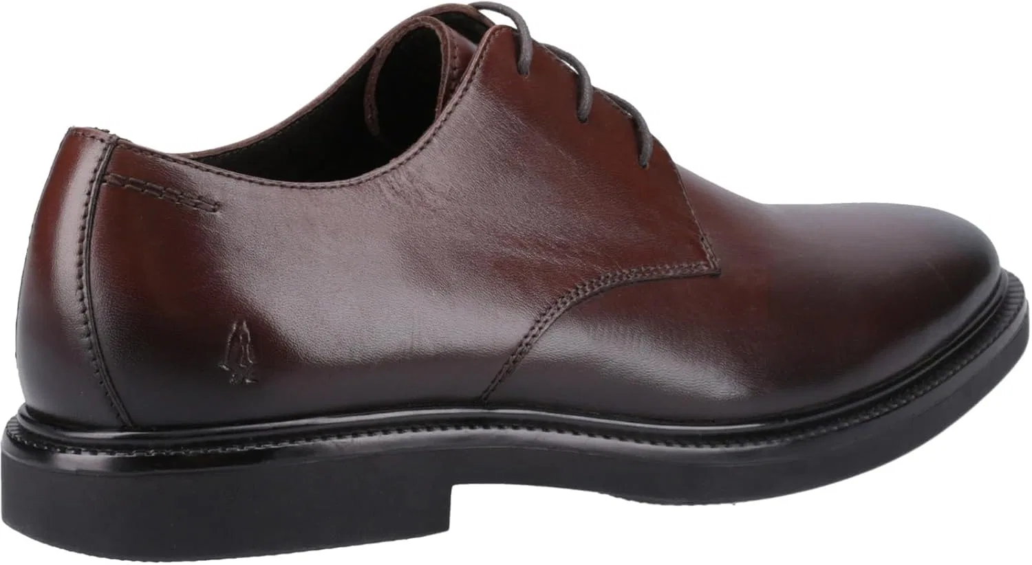 Мужские кожаные туфли на шнуровке Hush Puppies Kye шоколадного цвета — фото 4
