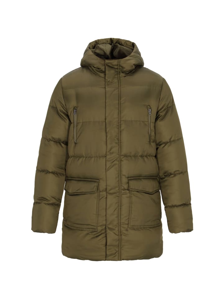 

MO Мужская парка оливкового цвета