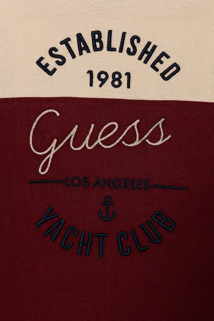 Футболка детская из хлопка Guess, синий — фото 3